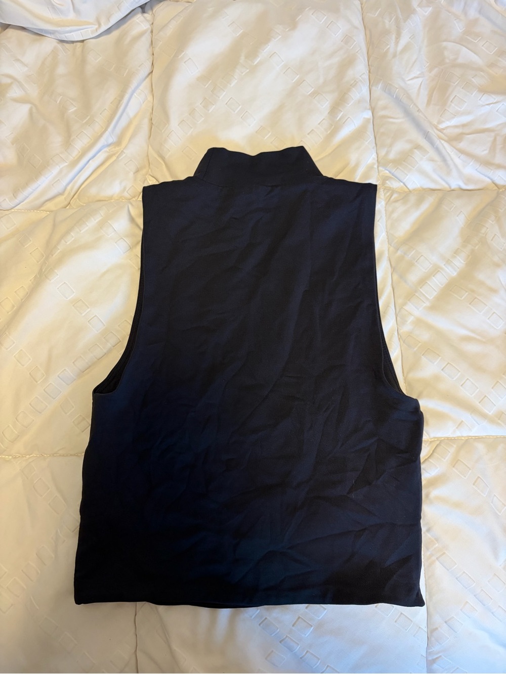 Babaton Black Sleeveless Mock-Neck Tank